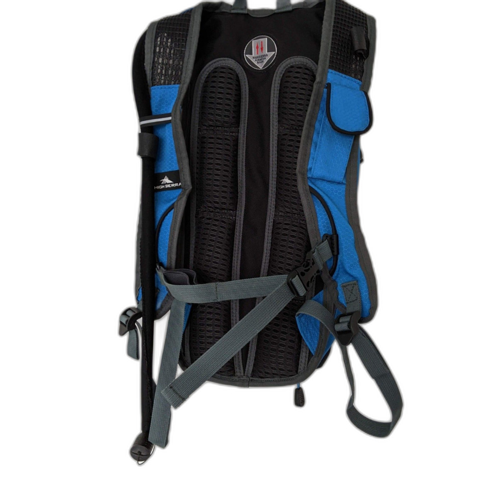 High Sierra Hydration Outdoor Hiking Backpack With Air Mesh Shoulder Straps - Picture 4 of 8